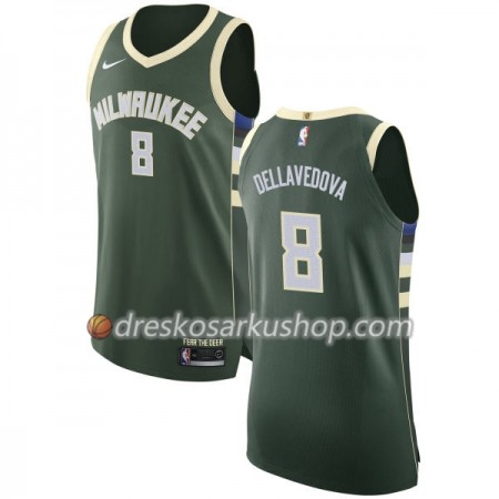 Muški NBA Dres Milwaukee Bucks Matthew Dellavedova 8 Nike 2017-18 Zelena Swingman